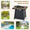 28” Propane Gas Fire Pit Table 40,000 BTU Patio Heater with Cover